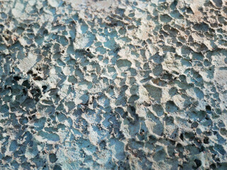 Background texture : green, gray oxidized copper plaster