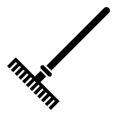  Vector Rake Glyph Icon Design