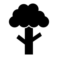 Vector Tree Glyph Icon Design