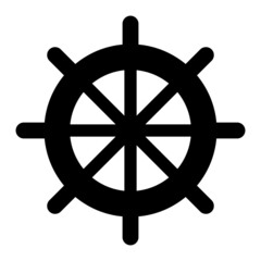Vector Helm Glyph Icon Design