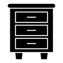 Vector Drawers Glyph Icon Design