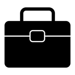 Vector Briefcase Glyph Icon Design