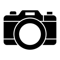 Vector Camera Glyph Icon Design