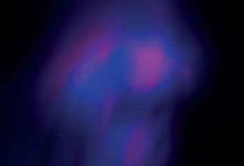 Dark Purple vector blurred template.