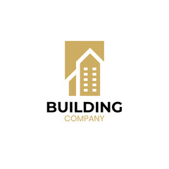 Real Estate Logo. Construction Architecture Building Logo Design Template