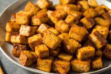 Healthy Homemade Crispy Asian Tofu