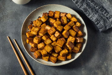 Healthy Homemade Crispy Asian Tofu