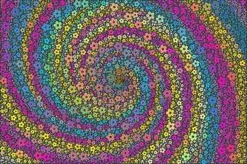 abstract colorful spiraling . good as background
