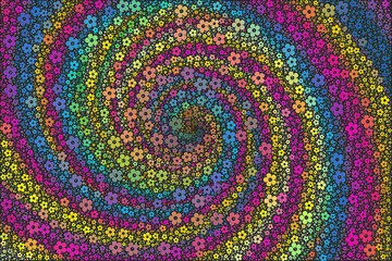 abstract colorful spiraling . good as background
