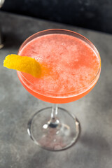 Boozy Refreshing Jasmine Campari Martini