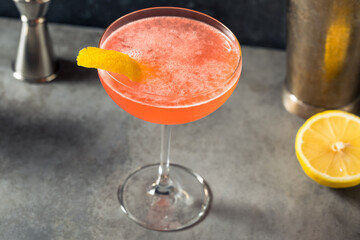 Boozy Refreshing Jasmine Campari Martini