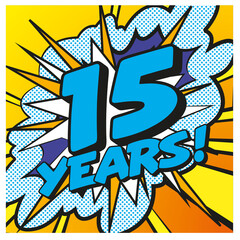 Carte 15 years 3