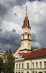 Fototapeta premium Church of St. Nicholas in Vilnius. Lithuania