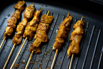 homemade chicken satay