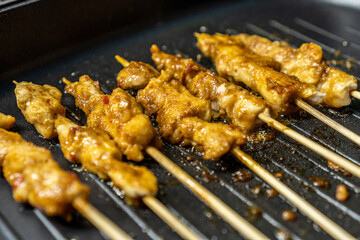 homemade chicken satay