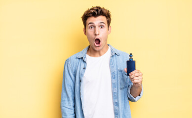 looking very shocked or surprised, staring with open mouth saying wow. vaporizer concept