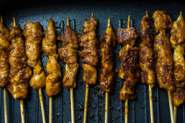 homemade chicken satay