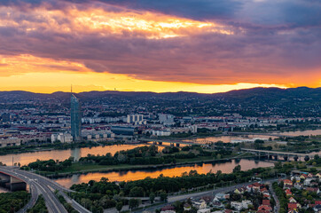 Vienna Suburbs Sunset
