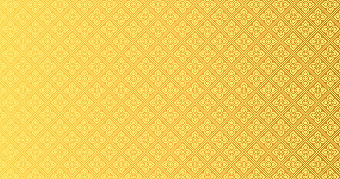 Thai pattern gold luxury background for covers, brochures, and web,  internet ads. Vector line Thai illustration Stock Vector | Adobe Stock