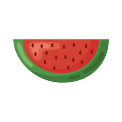 watermelon slice portion