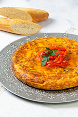 Spanish Omelette with peppers