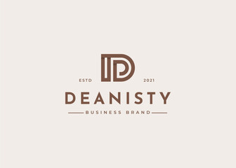 Fototapeta premium Modern letter D logo design template, Vector illustrations