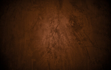 Old wall texture cement brown black gray  background abstract grey color design are light with white gradient background.