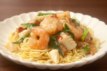 海鮮あんかけ焼きそば
