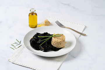 Spanish black typical food