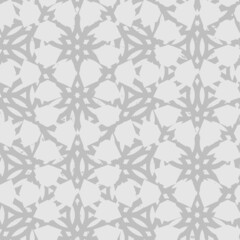 Seamless vintage pattern with an effect of attrition. Patchwork tiles. Hand drawn seamless abstract pattern from tiles patchwork
