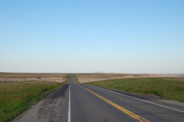 Fototapeta na wymiar The Lonely Roads