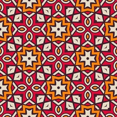 Pattern abstract shape colors. Simple seamless ornament background