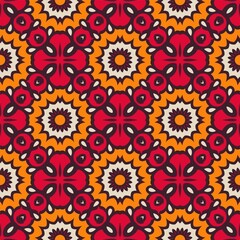 Pattern abstract shape colors. Simple seamless ornament background