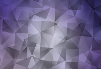 Light Purple vector abstract polygonal pattern.
