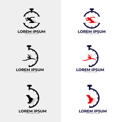 sport vector logo design template. suitable for company logo, print, digital, icon, apps, and other marketing material purpose. sport logo set