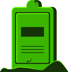 headstone Halloween. vector illustration. Happy Halloween