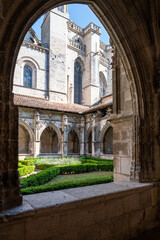 Le cloître gothique flamboyant de la cathédrale Saint Etienne de Cahors, Lot, Sud ouest, France - 456777553