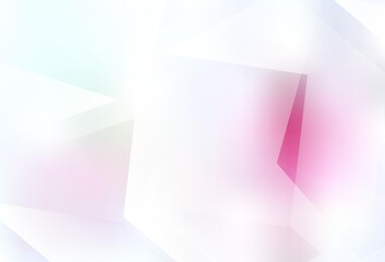 Light Pink, Yellow vector low poly layout.