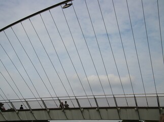 York England September 9th 2021. bridges over the river Ouse 