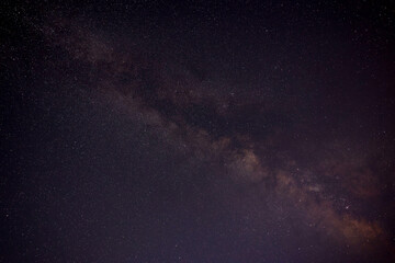 Naklejka na ściany i meble Picturesque view of starry sky at night
