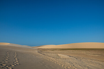 Dunas do Morro do Meio no Delta do Parnaíba. Ilha das Canárias, Maranhão, Brasil. Agosto de 2021