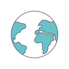 Obraz na płótnie Canvas earth globe map