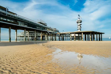 Foto auf Acrylglas Pier Scheveningen, The Hague, South Holland Province, The Netherlands © Holland-PhotostockNL