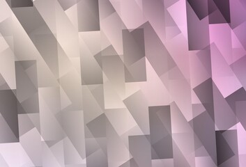 Light Pink, Yellow vector texture in rectangular style.