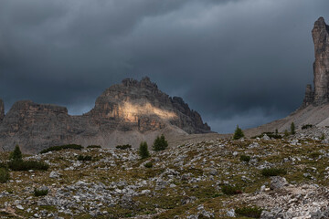 Ultime luci sul Monte Paterno