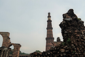 view of Qutub Minar- Qutab Minar Road, Delhi image -travel image