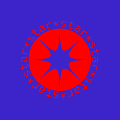 Geometric Vector Shape. Figure isolated on background.