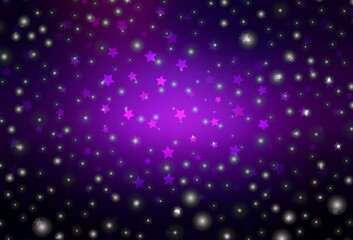 Dark Purple, Pink vector layout in New Year style.