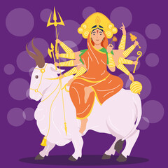 durga goddess in goat