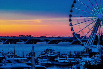 Sunset at National Harbor